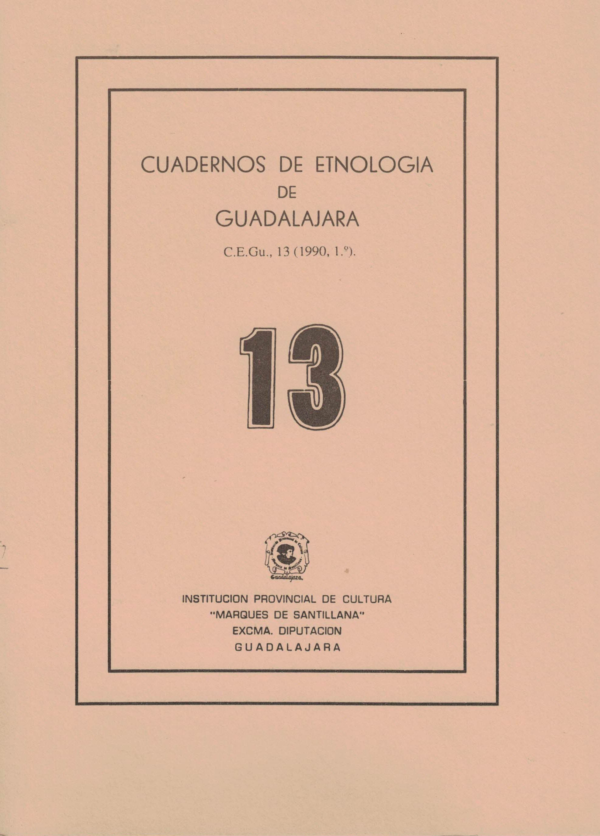 Cuadernos de Etnologia de Guadalajara 13